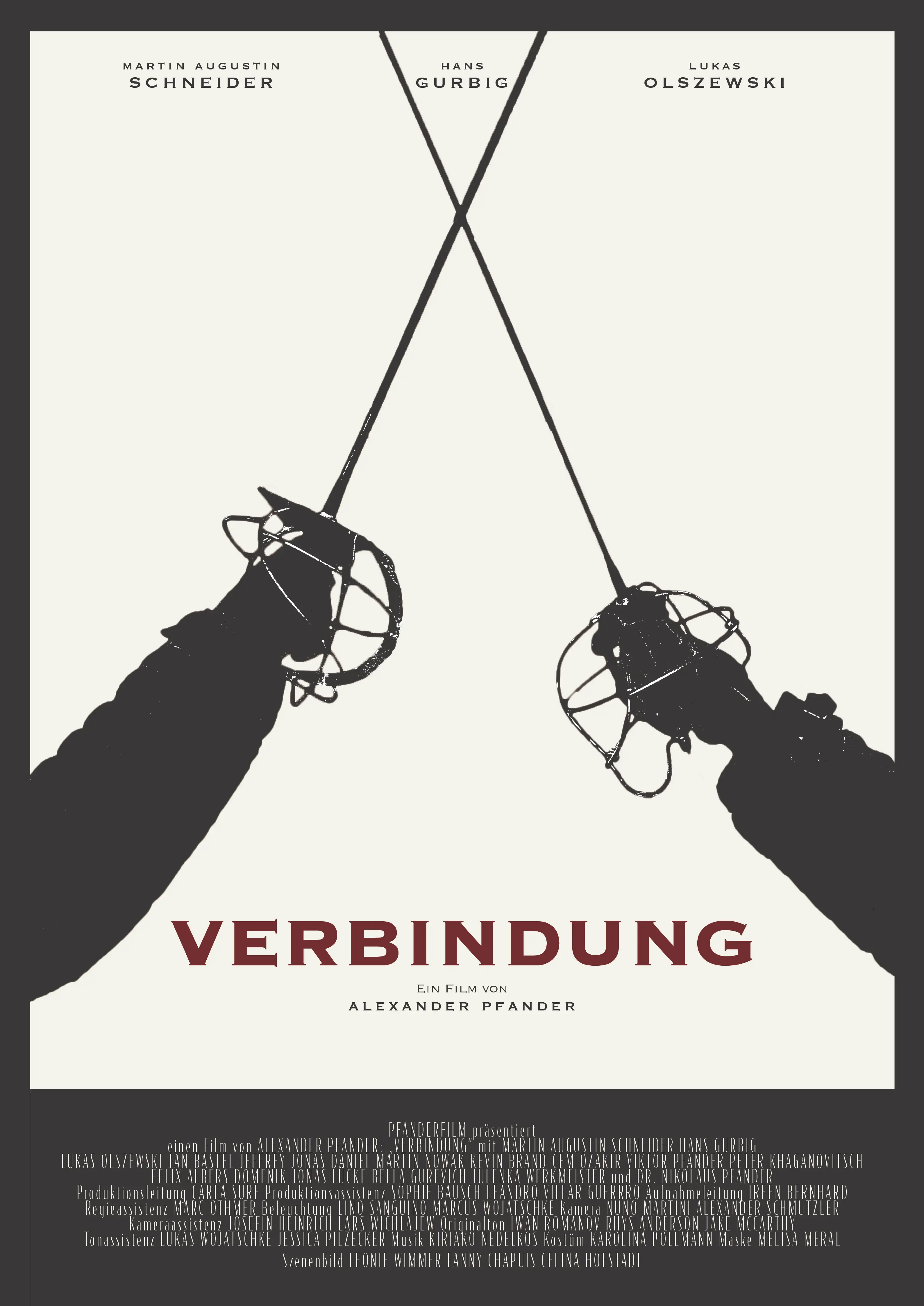 Movie poster for Verbindung (Fraternity) by Alexander Pfander